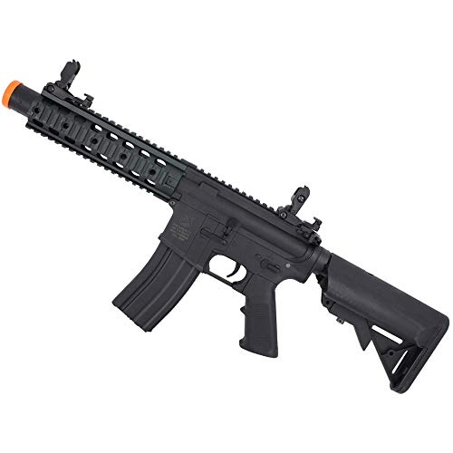 COLT® Airsoft M4 Special Force Mini Negro 180862 Cybergun Nylon Keymod/Nylon Fiber y Metal/Color Black/Electric (0.5 Joule) - Semi/Full Automatic