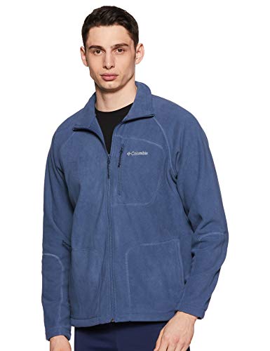 Columbia 1420421, Chaqueta Forro Polar Hombre, Azul (Dark Mountain), XL