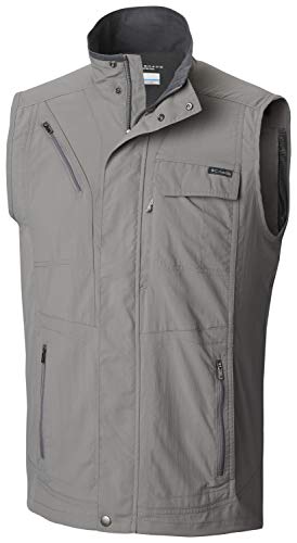 Columbia 1778661 Silver Ridge II Vest Chaleco, Nylon, Hombre, Negro (Boulder), L