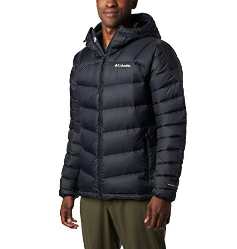 Columbia Centennial Creek, Chaqueta de plumas, Hombre, Negro (Black), Talla L