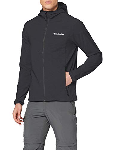 Columbia Heather Canyon, Chaqueta Softshell, Hombre, Negro (Black), M