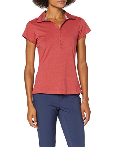 Columbia Shadow Time – Polo Mujer, Mujer, Color Red Camellia, tamaño Large