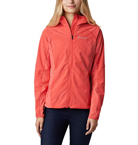 Columbia Sweet As Softshell Sudadera con Capucha, Mujer, Rojo (Red Coral), M