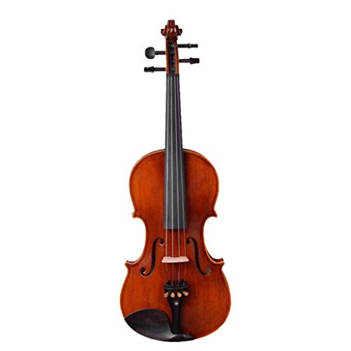 Contrabajos Violín Madera Natural Violín Manual para Adultos Instrumento De Violín Niños Adultos Instrumento De Examen Profesional (Color : Red, Size : 59×44×17cm)