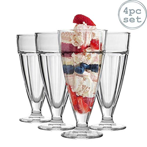 Copas altas para helado - En caja regalo - 350 ml - Pack de 4