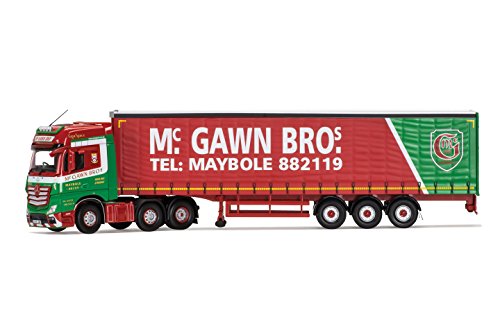 Corgi - Mercedes-Benz MP4, Curtainside Trailer, McGawn Transport (Hornby CC15812)