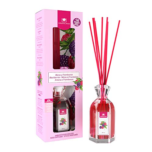 CRISTALINAS Ambientador Mikado 180ml Moras y Frambuesas