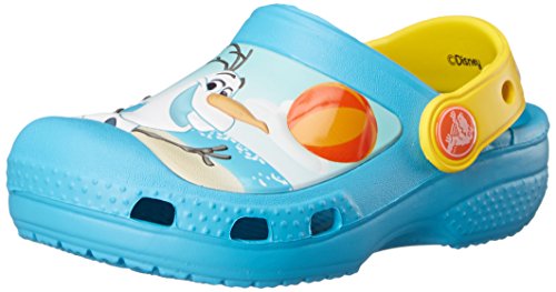 Crocs Creative Crocs Olaf Clog, Unisex Niños Zueco, Azul (Electric Blue), 19-21 EU