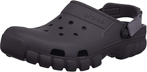 Crocs Offroad Sport - Zuecos de sintético para hombre, Nero (Black/Graphite), 37-38