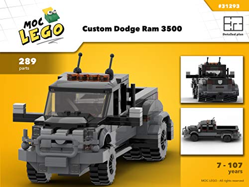 Custom Dodge Ram 3500 (Instruction Only): MOC LEGO (English Edition)