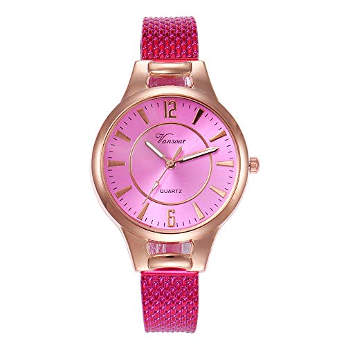 DAYLIN Relojes Mujer Moda Reloj Pulsera Analógico de Cuarzo Acero Inoxidable Relojes Regalos para Mujer Reloj Dorado Mujer Joyas Oro Rosa