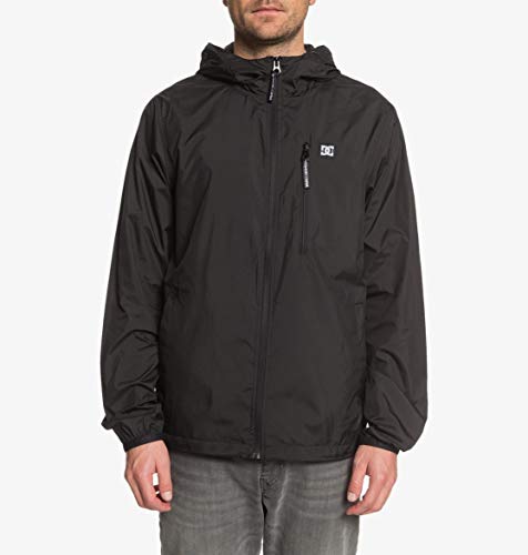 DC Shoes Dagup - Cortaviento Resistente Al Agua Comprimible Para Hombre Cortaviento Resistente Al Agua Comprimible, Hombre, black, L