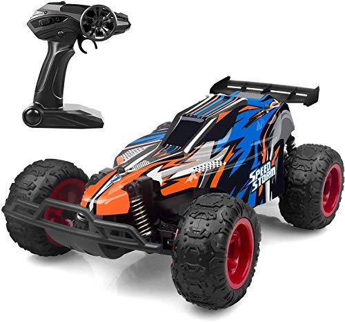 DDYX2020 1: 22-2.4Ghz-Remote Control Race Car, Coche teledirigido, Coches teledirigidos para niños de Alta Velocidad con 3 baterías, (Azul)