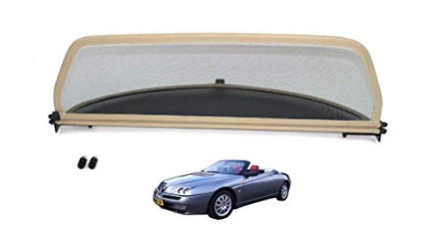 Deflector de Viento para Alfa Romeo Spider 916 | 1994-2006 | Deflector de Viento | Deflector de Aire | Parabrisas para descapotable