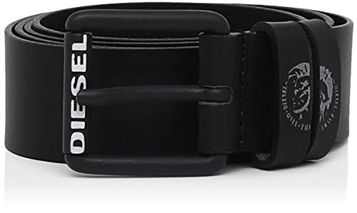 Diesel B-LAMON, Cinturón para Hombre, Negro (Black T8013/Pr227), 100