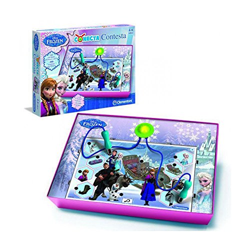 Disney Frozen boli interacyivo Conecta-contesta, Multicolor, 37.1 x 27.9 x 5.1 (Clementoni 550593)