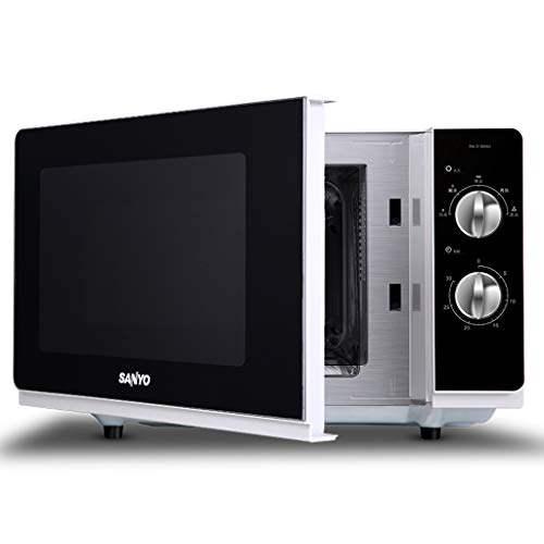 DLT Horno de convección de microondas con Mini Perilla, Horno de microondas pequeño de 700 vatios para Dormitorio, hogar, 0.7 CU. Ft, Combo de Horno de microondas Compacto para tostadora, Negro