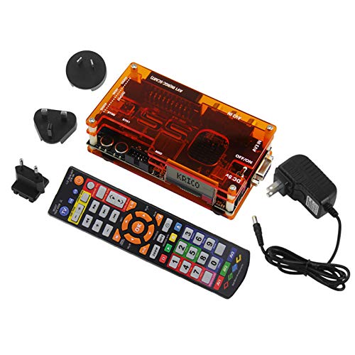 Etase Ossc Kit Convertidor Hdmi para Consola de Juegos Retro 1 2 / One 360 ??/ Atari Series/Dreamcast/Sega Series y Así Sucesivamente (Enchufe de la UE) Naranja