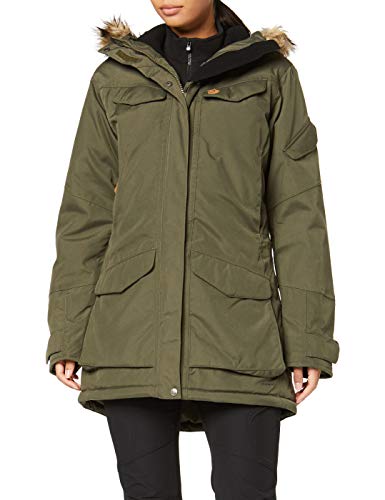 Fjallraven Nuuk Parka W Sport Jacket, Mujer, Laurel Green, L