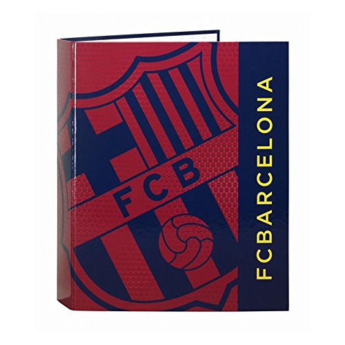 Futbol Club Barcelona - Carpeta Folio con 4 Anillas y Lomo Ancho (SAFTA 511572657)