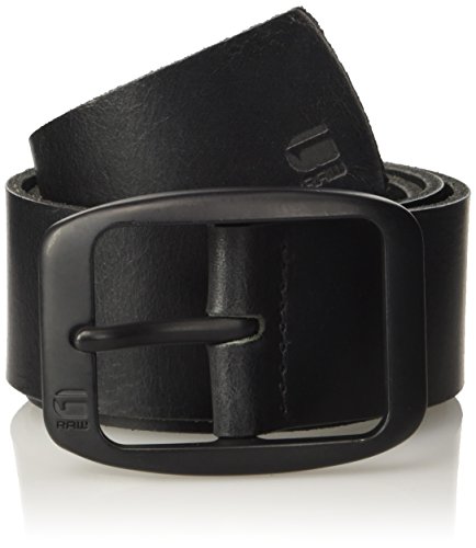 G-STAR RAW Ladd Belt Cinturón, Negro (Black/black 406), 110 para Hombre