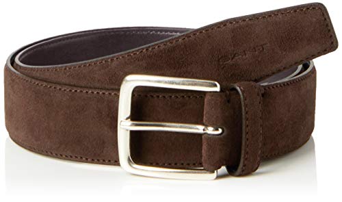 Gant Classic Suede Belt Cinturón, Marrón (Java 232), 120 para Hombre