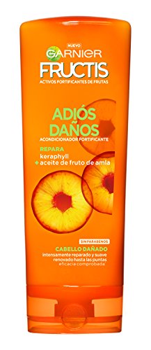 Garnier Fructis Adiós Daños Acondicionador Fortificante y Reparador, con Keraphyll y Aceite de Fruto de Amla - 250 ml