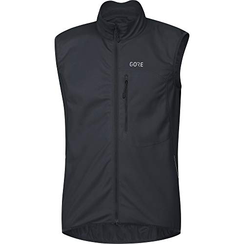 Gore Wear C3 Windstopper Chaleco, Hombre, Negro, XL