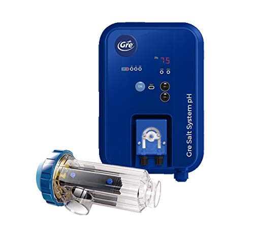 Gre SCGPHP100 Clorador Salino y Controlador de pH y bomba dosificadora, para piscinas hasta 100 m3
