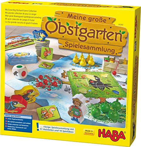 HABA-MI Gran Coleccion DE Juegos EL FRUTAL-OBSTGARDEN, Multicolor (302282)