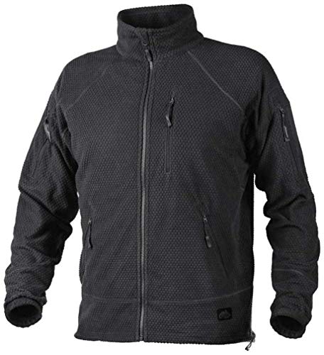 Helikon Tex Alpha Tactical – Chaqueta de Forro Polar Grid Shadow Grey, Small