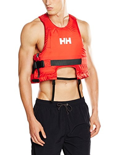 Helly Hansen Launch Chaleco, Unisex, Rojo, 60/70