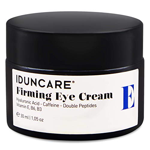 Iduncare Contorno de Ojos Reafirmante - Crema Antiarrugas Para Eliminar Ojeras, Bolsas, Parpados Caídos & Patas de Gallo - Mejor Contorno de Ojos con Ácido Hialurónico & Cafeína - 30 ml