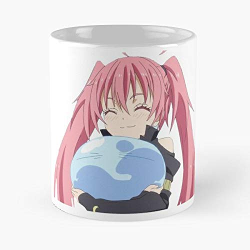 JewlR Got Slime Datta Shitara Anime As I Reincarnated Rimuru Tensei Tempest A Ken That Time Cartoony Taza de café con Leche 11 oz