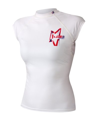 Jobe Flash Rash Guard - Chaleco para Mujer, Color Blanco, tamaño Extra-Small