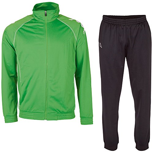 Kappa Trainingsanzug Ephraim Tracksuit - Chándal de fútbol para Hombre, Color Verde, Talla M