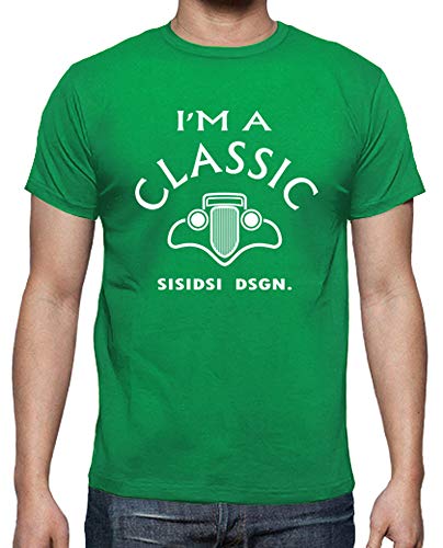 latostadora - Camiseta Clasico para Hombre Verde Pradera XXL