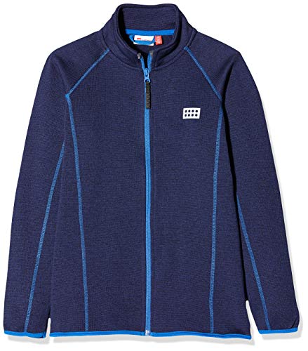 Lego Wear Lego Unisex Lwsiam 706-Fleecejacke Chaqueta, Azul (Dark Navy 590), 164 para Niños