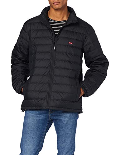 Levi's Down Dehon Pkbl Puffer Chaqueta, Negro (Mineral Black 0000), Medium para Hombre