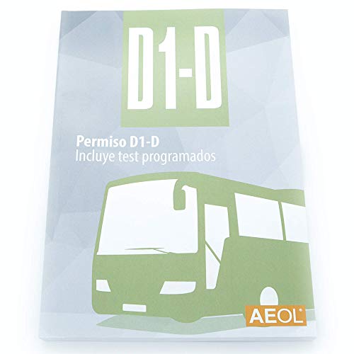 Libro AEOL manual permiso D o D1 AUTOBÚS Actualizado 2020 Carnet por libre contiene 10 temas y 10 test