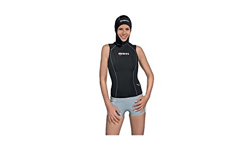 Mares Vest Flexa 5.3 She Dives - Chaleco de Buceo con Capucha para Mujer, Color Negro, Talla M