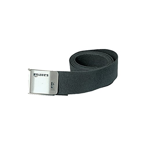 Mares Weight Belt - Stainless Steel Buckle - Cinturón de Buceo, Color Negro, Talla Bx