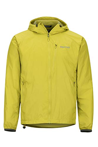 Marmot Ether Driclime Hoody, Windstopper, Chaqueta De Running, Cortaviento Y Transpirable, Hombre, Citronelle, L