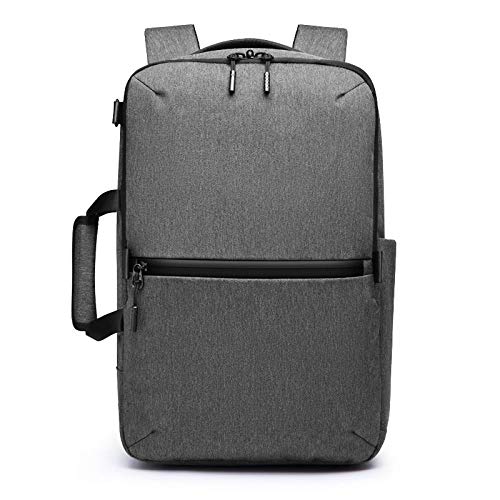 Mochila Impermeable Anti Theft 17Inch Laptop Business Mochila Hombres Mujeres Mochilas Slim Mochilas Escolares Mochila para Adolescentes Negro Gris Gris