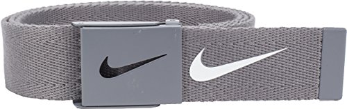 Nike Tech Essential - Cinturón de lona para hombre, color negro, talla única