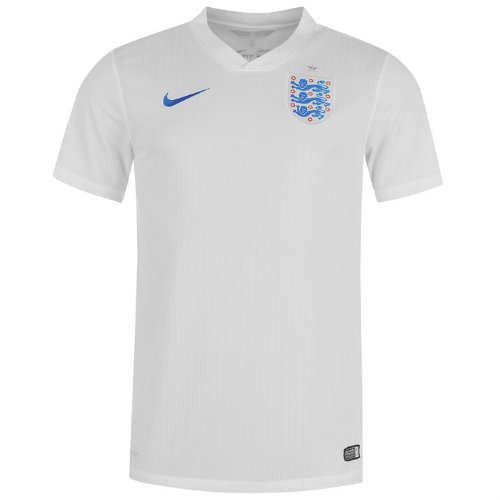 Nuevo Blanco Inglaterra Copa del Mundo 2014 casa fútbol Jersey (grande)