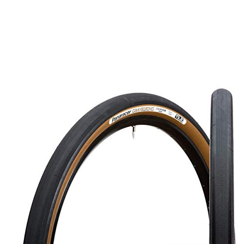 Panaracer Gravelking TLC - Rueda Plegable Unisex, 700 x 35C, Color Negro y marrón