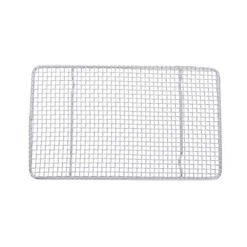 perfeclan BBQ Grill Mesh Mat Outdoor Garden Picnic BBQ Grill Bandeja De Cocina Estante - Circulo