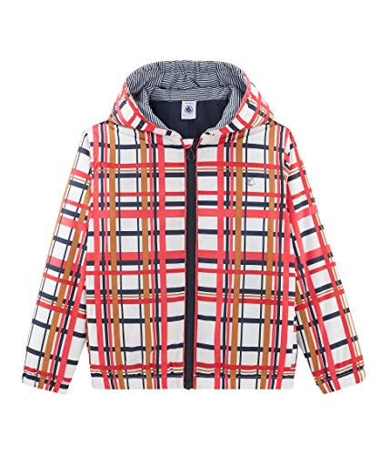 Petit Bateau Coupe Vent Chaud_4961602 Chaqueta, Multicolor (Marshmallow/Multico 02), 152 (Talla del Fabricante: 12años/152centimeters) para Niñas