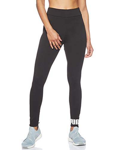 PUMA Essentials Logo W Legging Deportivo de Talle Alto, Mujer, Negro (Cotton Black), XS